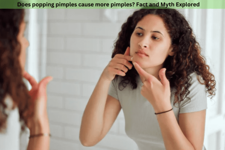 Does popping pimples cause more pimples? Fact and Myth Explored