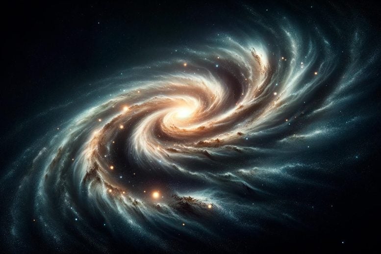 Galaxy Rendering Art