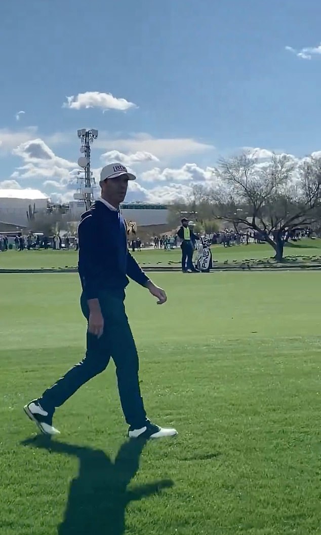 Billy Horschel was seen confronting spectators who had shouted as his playing partner took his shot