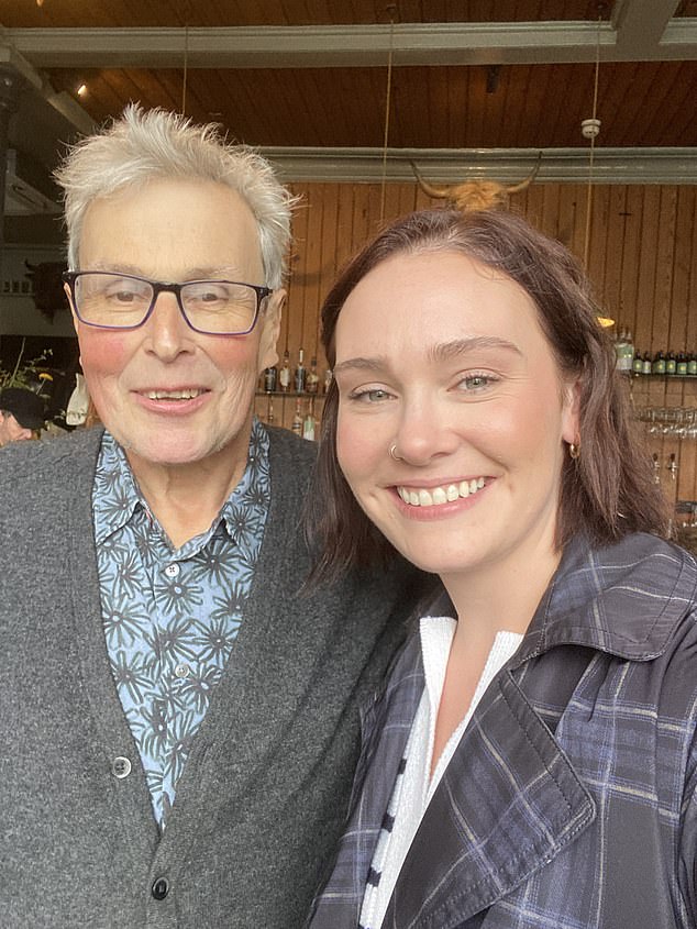 'Something, it seemed, was not right and, given my age (I’m in my early 60s), it made sense to see my GP.' Pictured: Mark with friend Hanna