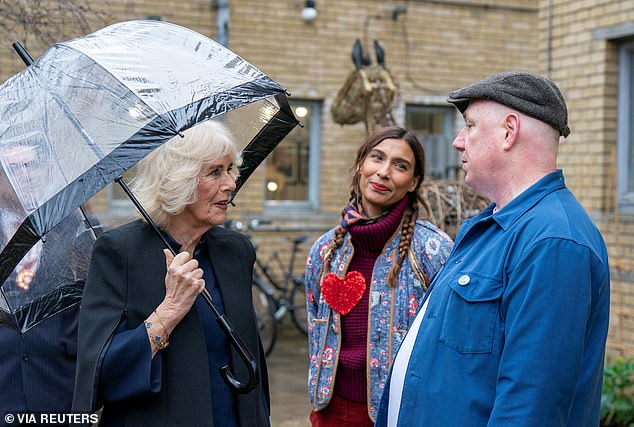 Camilla meets Jon Rees as she visits Kindred Studios' Shepherds Bush Pop-up hub