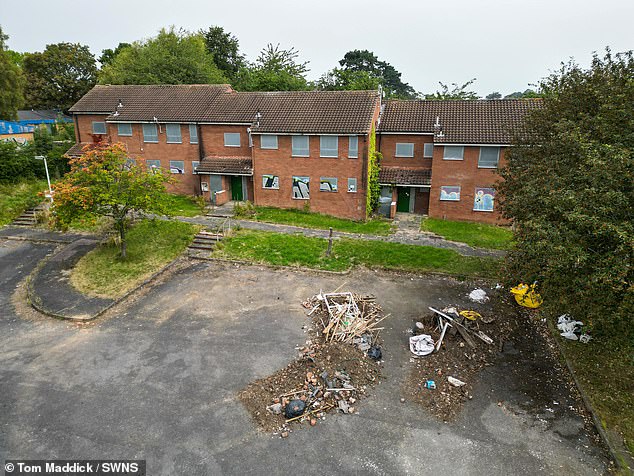 The estate, which locals say has fallen to rack and ruin, will be transformed into council housing