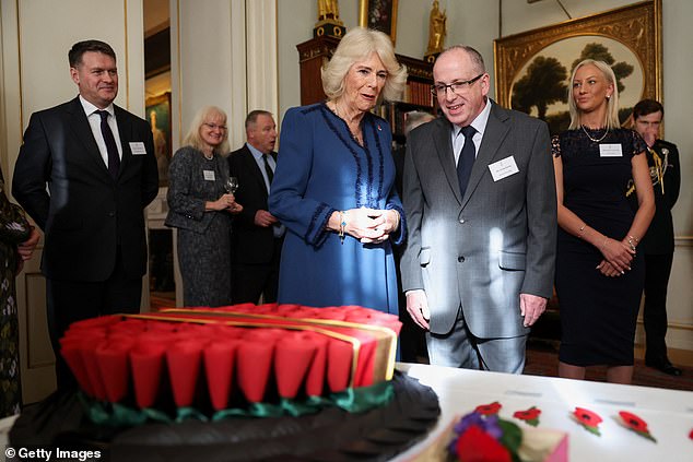 The Queen has also today met with those who have seen their lives changed by civilian employment with help from The Poppy Factory