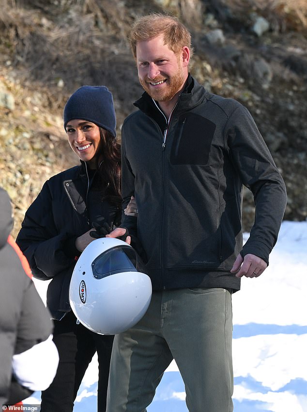 The Duke of Sussex, 39, has spent the last couple of days in Whistler, Canada , with his wife Meghan to attend the Invictus Games Vancouver Whistlers One Year To Go Winter Training Camp