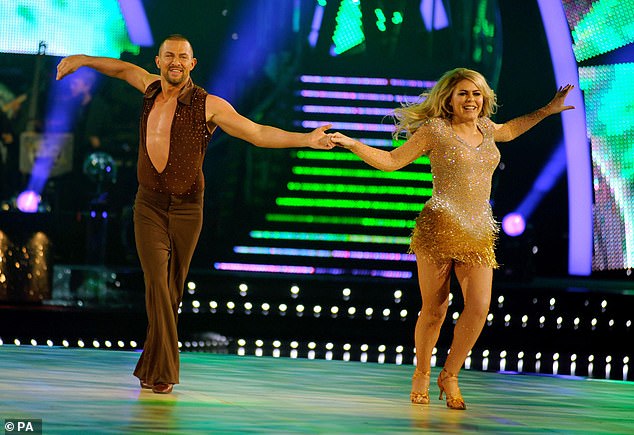 In 2010, his first year on Strictly, he danced with Patsy Kensit