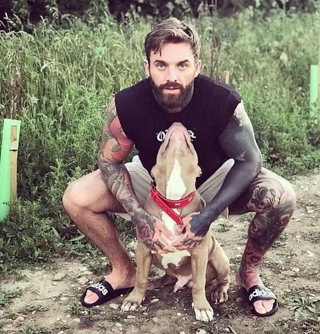 Geordie Shore star Aaron Chalmers and MMA fighter also drastically changed his look and covered his upper body in black ink