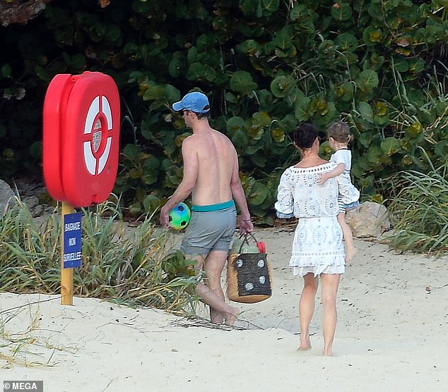 They were later spotted leaving the beach at Gouverneur after hours in the sun