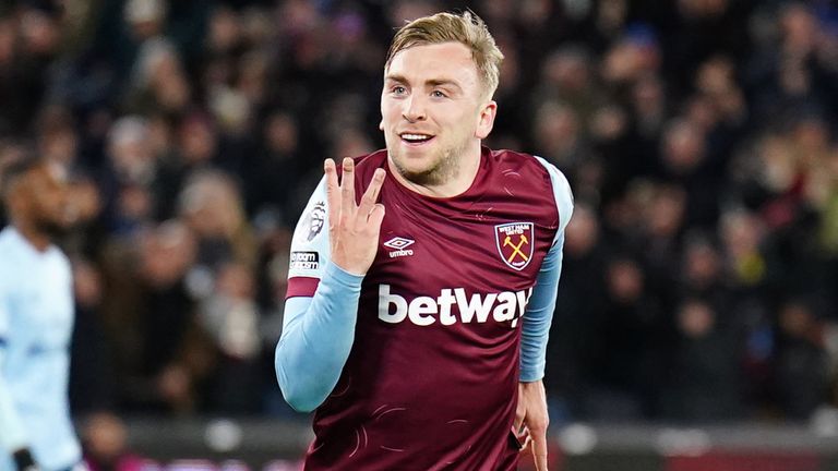 Jarrod Bowen's hat-trick inspired West Ham to victory over Brentford