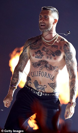 And so has singer Adam Levine (pictured in 2019)