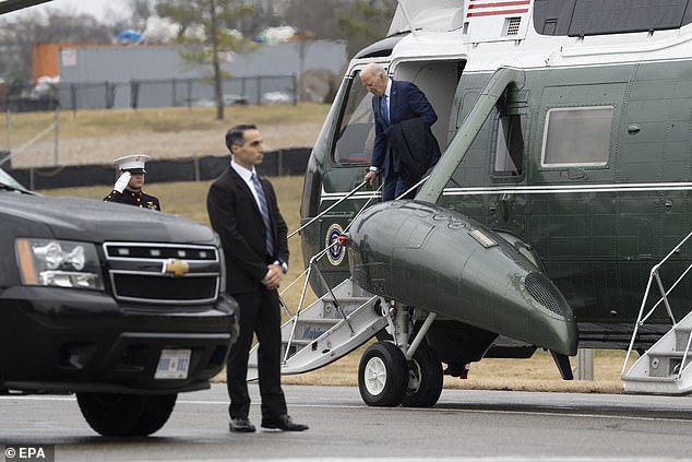 Biden arrives at Walter Reed Military Medical Center in Bethesda, Maryland Wednesday to receive his annual physical, with the results expected to be released Wednesday afternoon