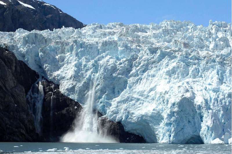 melting glacier