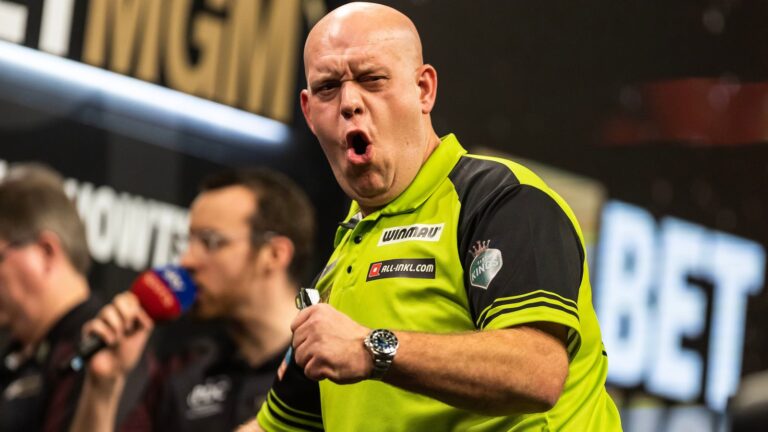 Premier League Darts: Michael van Gerwen wins in Glasgow after Luke Littler is beaten in thriller | Darts News