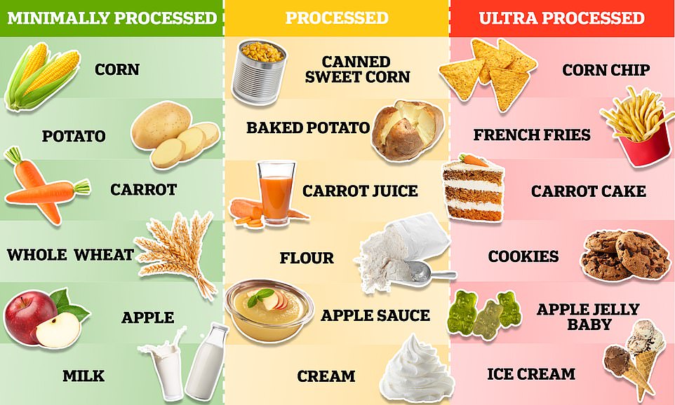 'Take plant milk, for example ¿ some are just the grain, legumes or nuts, water and possibly a pinch of salt. In contrast, others contain additives like thickeners and stabilisers. You need to understand what to look out for on the label.' Dr Mellor also stresses that using a cooking sauce or stock cube, which may be processed, is nothing to worry about if it means you are eating more fresh or frozen vegetables in a home-cooked meal overall as a result.