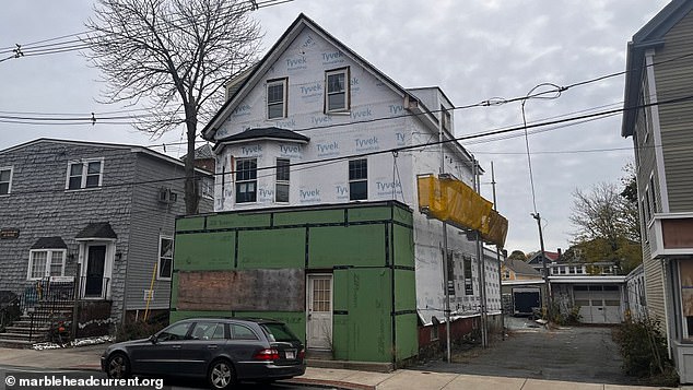 Bushell is the leader of several organizations including St. Paul's Foundation, a 'monastic house,' a residence for clergy and a monastic brewery called Marblehead Brewing Co. Pictured a property Bushnell owns