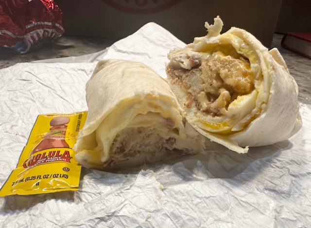 wendy's breakfast burrito 