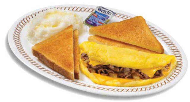 Waffle House Cheesesteak Omelet