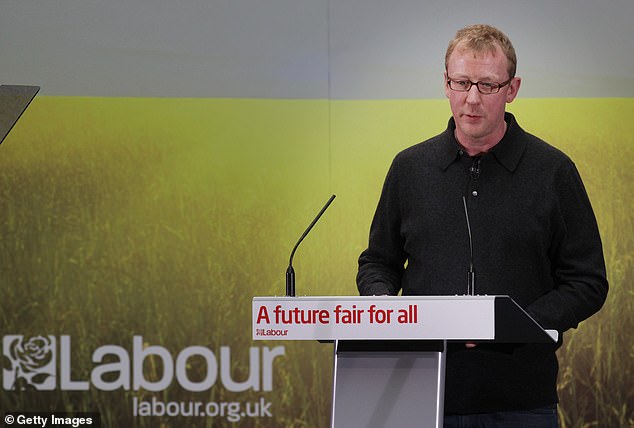 Long-time Labour activist Rowntree addressed a party rally before then-Prime Minister Gordon Brown's arrival at Westminster Academy School in London in April 2010