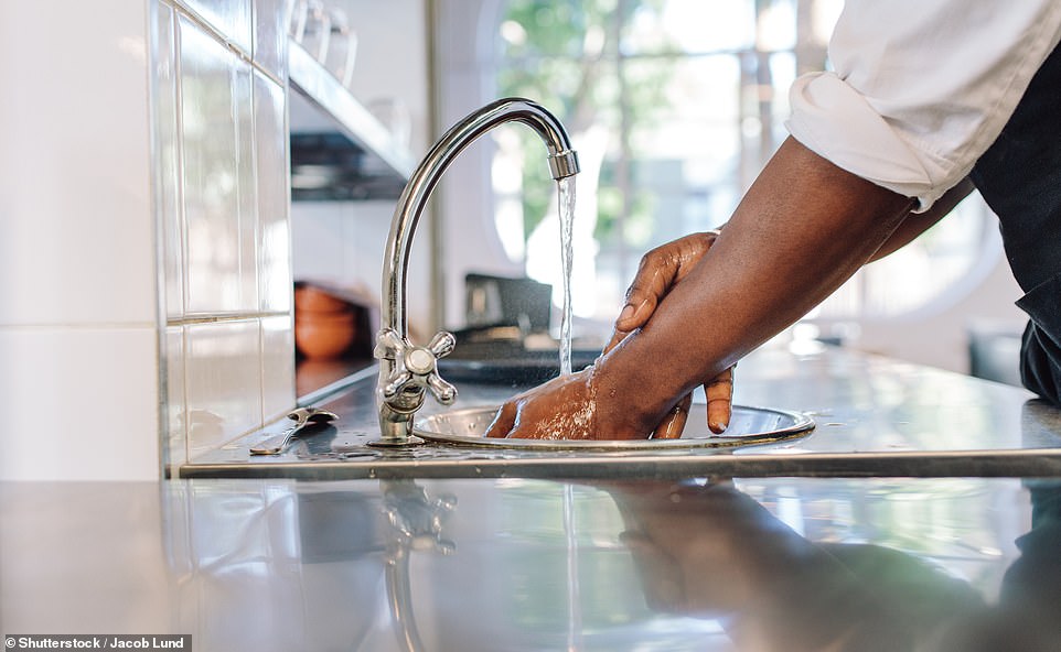 The CDC recommends washing your hands with soap and water for at least 20 seconds, especially after using the bathroom, after changing a diaper, before handling food, and before giving yourself or someone else medicine . 'It is important to continue washing your hands often even after you feel better,' the agency states. 'Norovirus can be found in your vomit or feces (poop) even before you start feeling sick.'