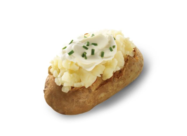 Wendy's sour cream and chive potato