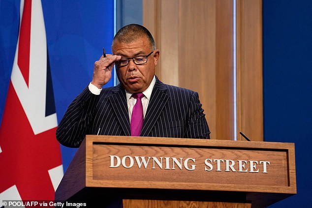 Deputy Chief Medical Officer for England Jonathan Van-Tam speaks during a press conference on the Covid pandemic on July 19 2021