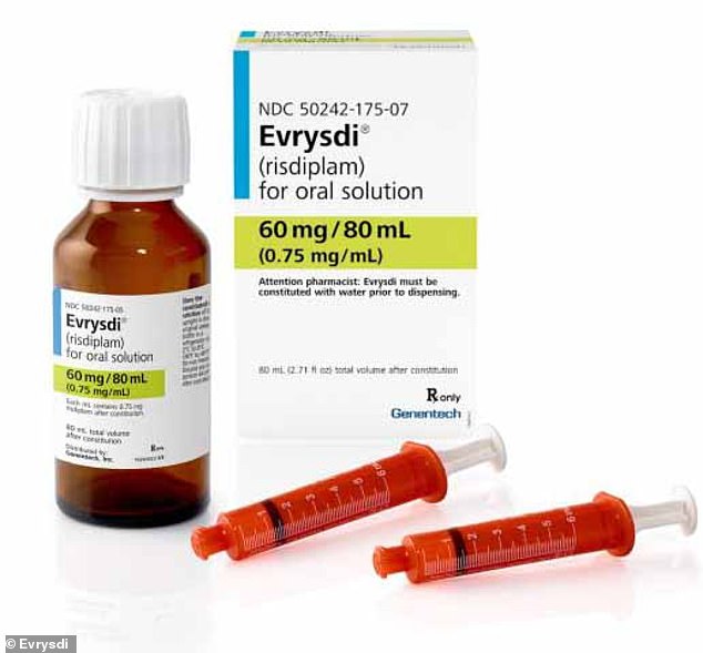 The tot from London , still struggles to hold his head up or even swallow food. His family hope the drug, Risdiplam, will help preserve his strength. Risdiplam, sold under the brand name Evrysdi, was the first oral medication approved by the NHS to treat SMA1. Taken daily, the syrup can be given within days of birth and has been shown in studies to slow the march of the condition and, in some cases, even reverse it