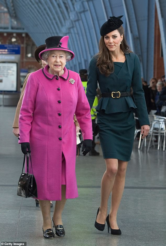 What's more, he stressed that Kate's broadcast is a 'unique' one especially when looking at the laid back approachable setting - while the Queen tended to favour regal backgrounds. Both pictured in 2012