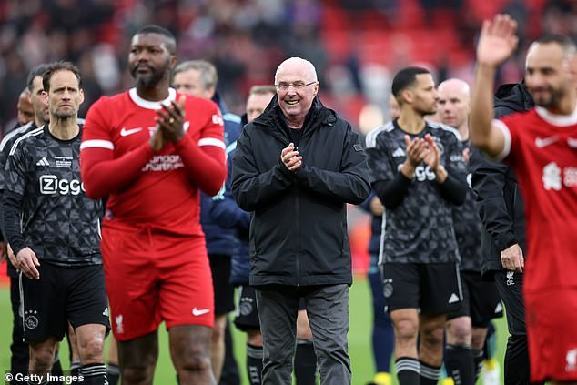 Eriksson led the team to a 4-2 win over Ajax Legends in front of 60,000 fans at Anfield on Saturday afternoon