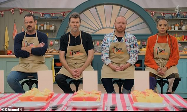 Leigh Francis beat  Danny, funnyman Rhod Gilbert and radio DJ Yinka Bokinni to receive the Star Baker apron on Sunday night