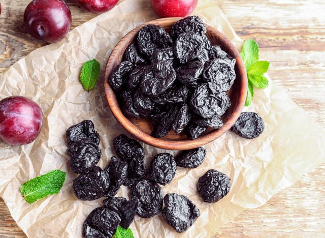 bowl of prunes