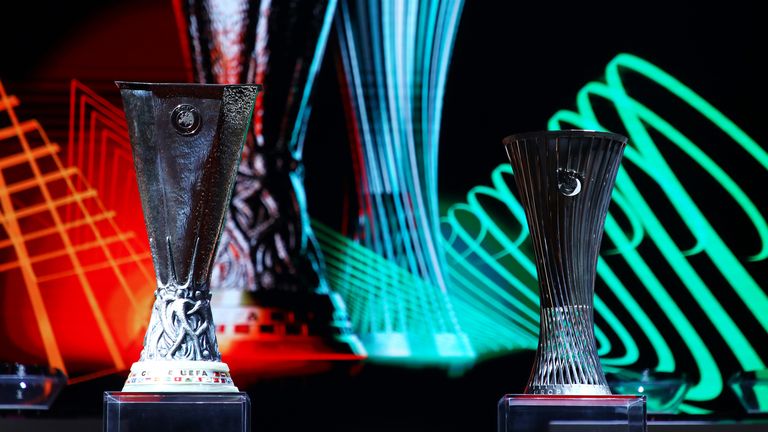 UEFA EUROPA LEAGUE AND EUROPA CONFERENCE LEAGUE TROPHIES