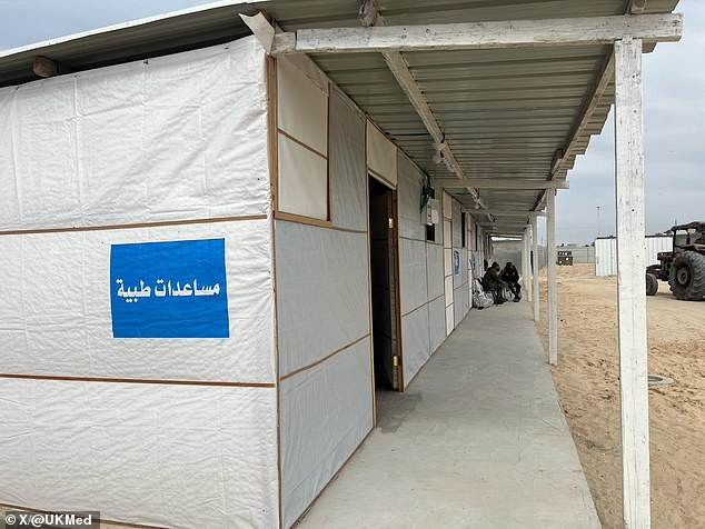 First British field hospital opens in Gaza to treat patients for conditions ranging from minor illnesses to bullet wounds