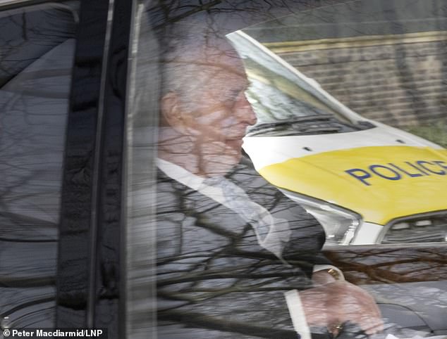 King Charles ‘is doing very well’, Queen Camilla tells wellwishers as cancer-battling monarch is spotted leaving Clarence House