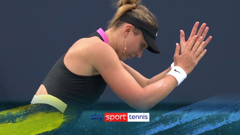 Badosa applauds Sabalenka&#39;s incredible backhand winner