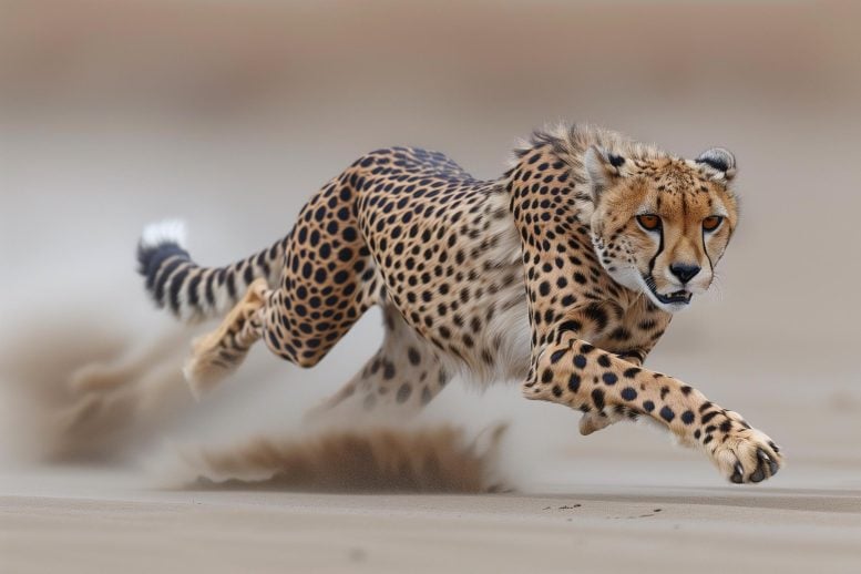 Cheetah Running Fast