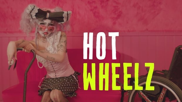 Hot Wheelz is a ‘drag creature’ in a wheelchair here to make magic out of their disability