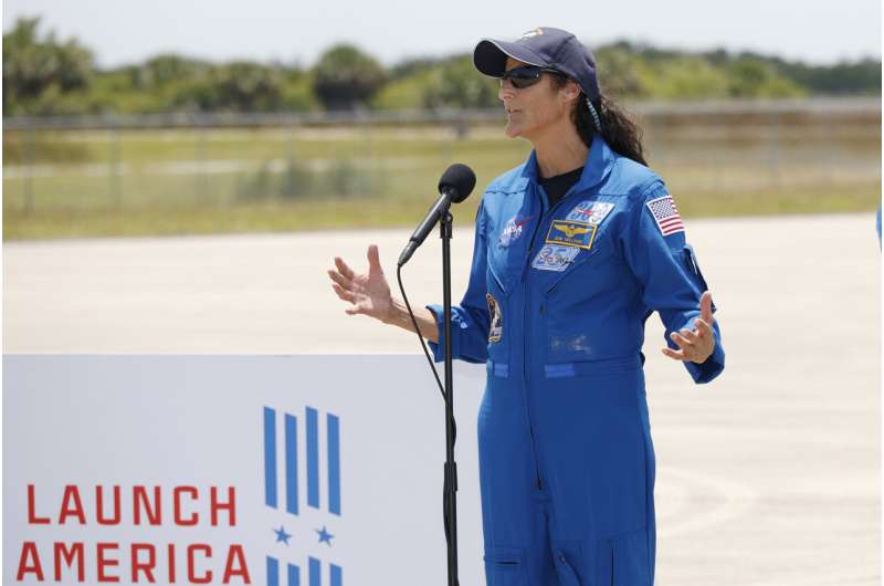 NASA astronauts arrive for Boeing's first human spaceflight