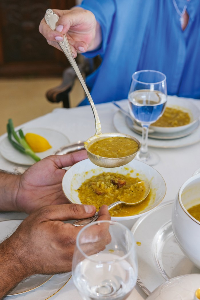 Lentil soup with Mama Micheline