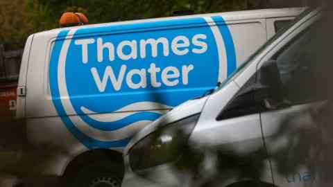 A Thames Water van