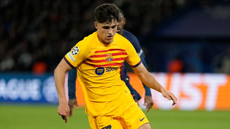 Barcelona's Pau Cubarsi, 17, shone in their Champions League quarter-final with PSG