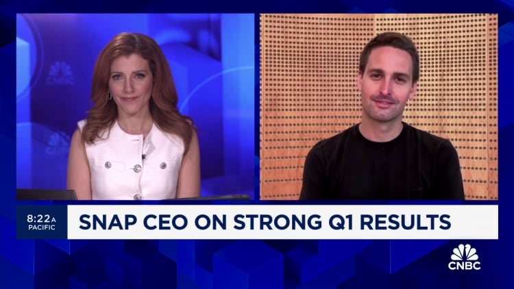 Watch CNBC's full interview with Snap CEO Evan Spiegel