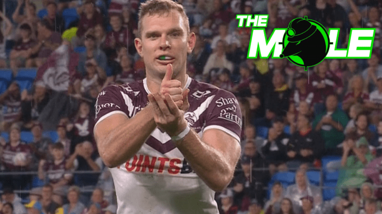 NRL news 2024 | Tom Trbojevic ‘That’s Gold’ try celebration; The Mole exclusive; Jeremy Marshall-King, Bronson Xerri, Paul Alamoti, Kalyn Ponga, Zac Lomax, Brad Arthur; Parramatta Eels 2024 season; Sydney Roosters 2024 season, Sam Walker