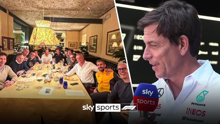 Wolff shares insight on f1 team principal dinner