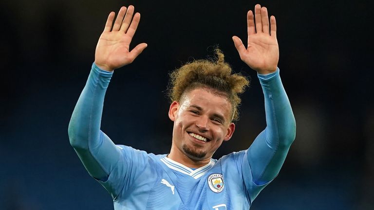 Manchester City midfielder Kalvin Phillips