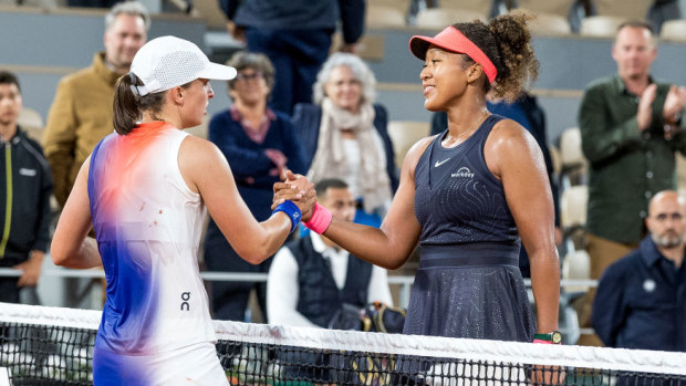 Iga Swiatek and Naomi Osaka 