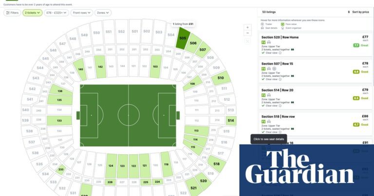 Viagogo ‘mistakenly’ listed resale of England football match tickets | Viagogo