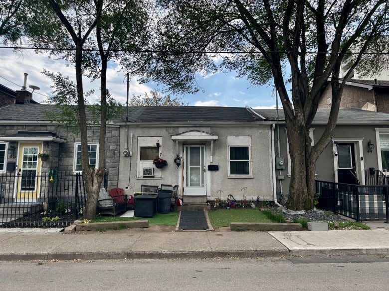 three row houses