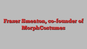 Fraser Smeaton, co-founder of MorphCostumes