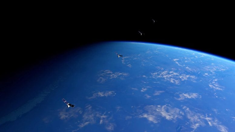 Starling Swarm Four CubeSat Spacecraft