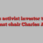 THG’s activist investor to vote against chair Charles Allen