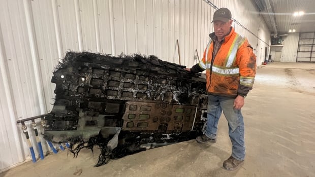 Chunk of space debris lands in Sask. farm field